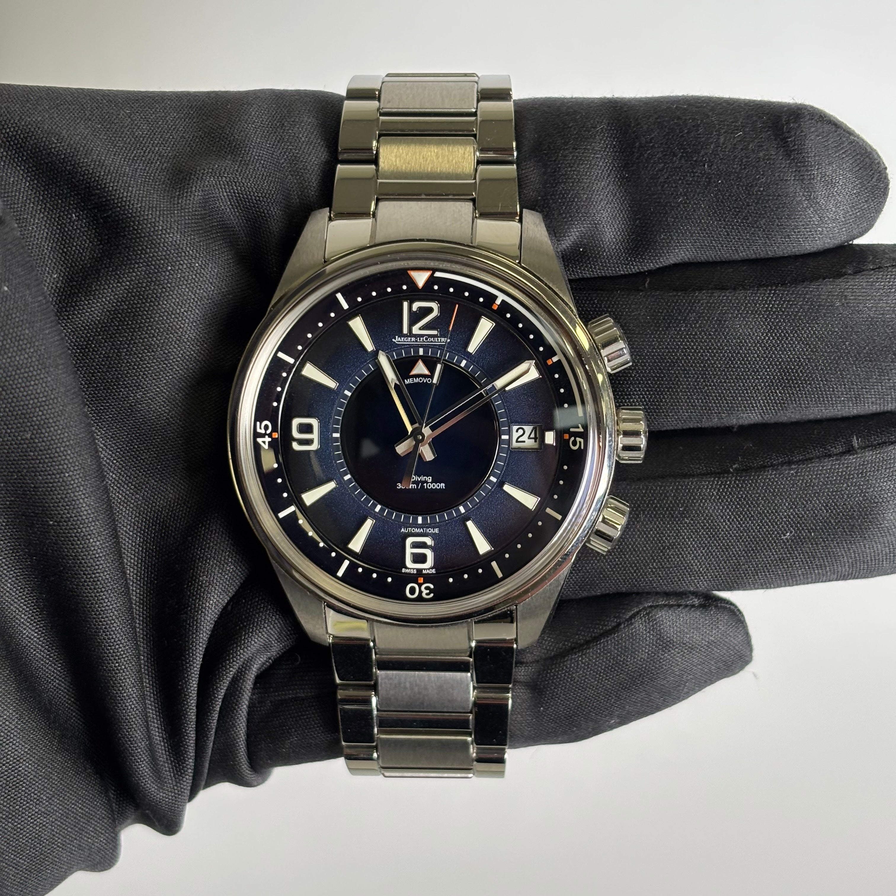 Jaeger-LeCoultre Polaris 42mm Blue Dial Watch Ref# Q903818J - Happy Jewelers Fine Jewelry Lifetime Warranty