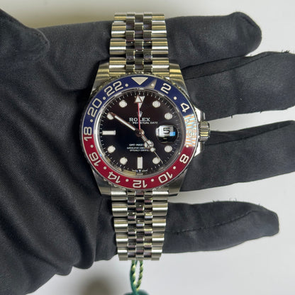Rolex GMT-Master II 40mm Black Dial Watch Ref# 126710BLRO - Happy Jewelers Fine Jewelry Lifetime Warranty