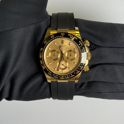 Rolex Daytona 40mm Champagne Dial Watch Ref# 116518LN - Happy Jewelers Fine Jewelry Lifetime Warranty