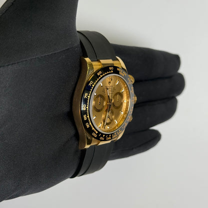 Rolex Daytona 40mm Champagne Dial Watch Ref# 116518LN - Happy Jewelers Fine Jewelry Lifetime Warranty