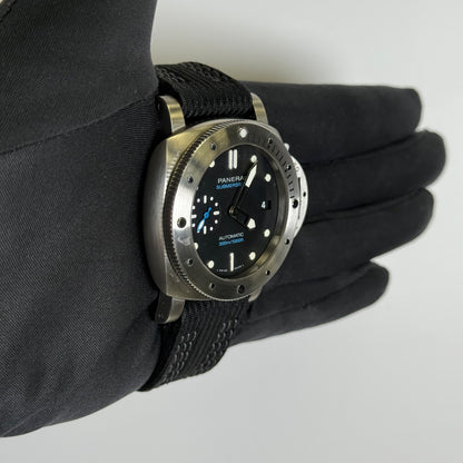 Panerai Luminor 42mm Black Dial Watch Ref# PAM00973 - Happy Jewelers Fine Jewelry Lifetime Warranty
