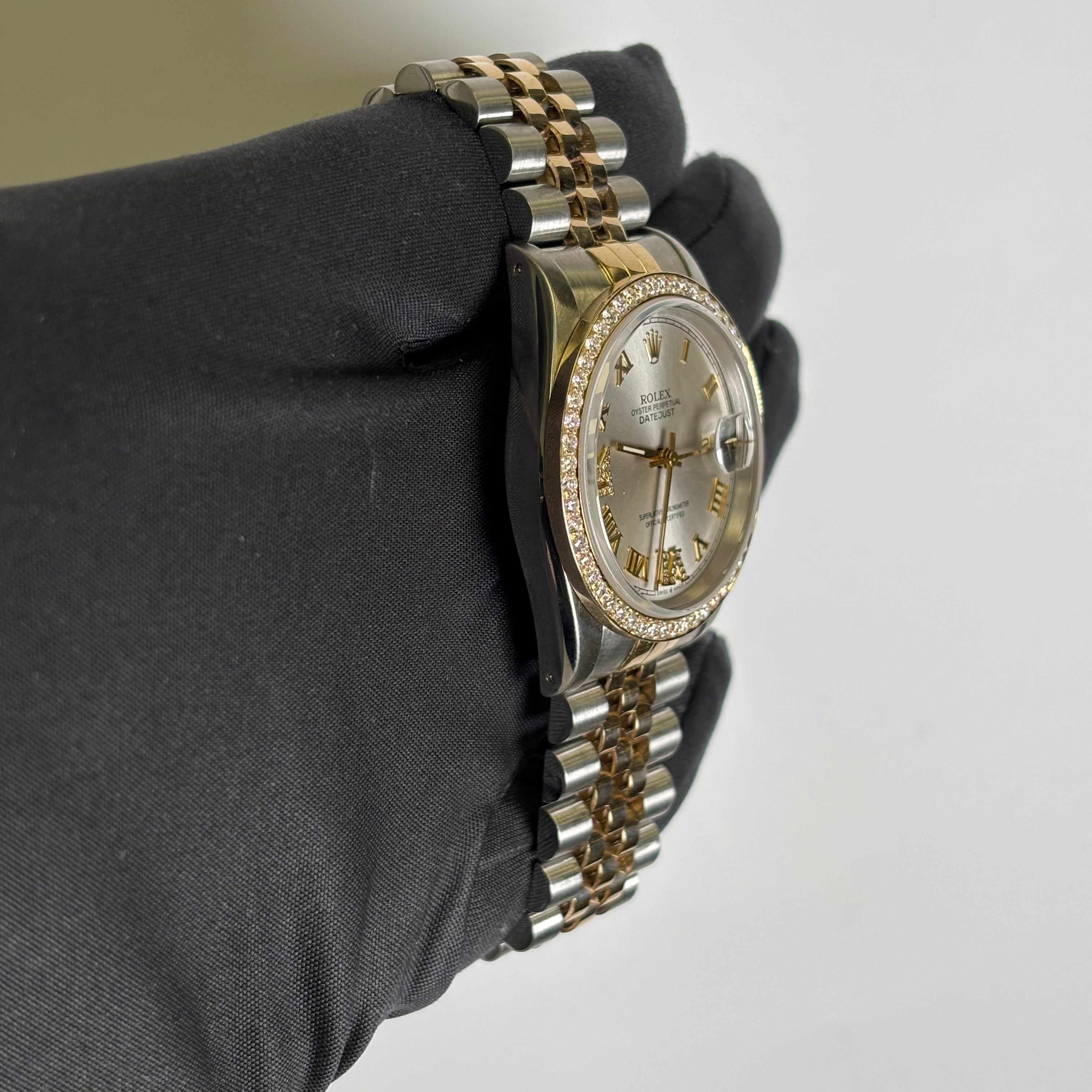 Rolex Datejust 36mm Silver Dial Watch Ref# 16233 - Happy Jewelers Fine Jewelry Lifetime Warranty