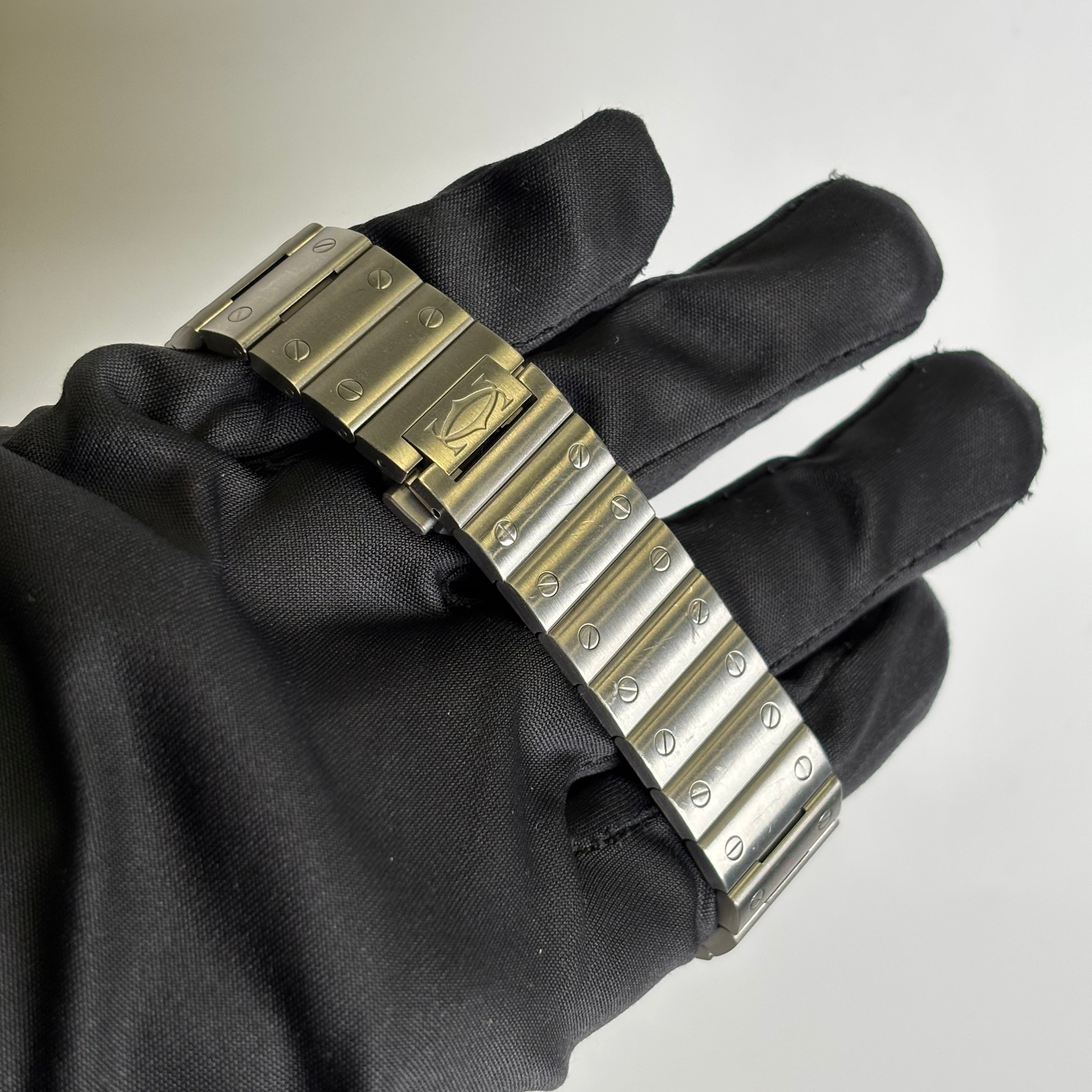 Cartier Santos 40mm Blue Dial Watch Ref# WSSA0018 - Happy Jewelers Fine Jewelry Lifetime Warranty