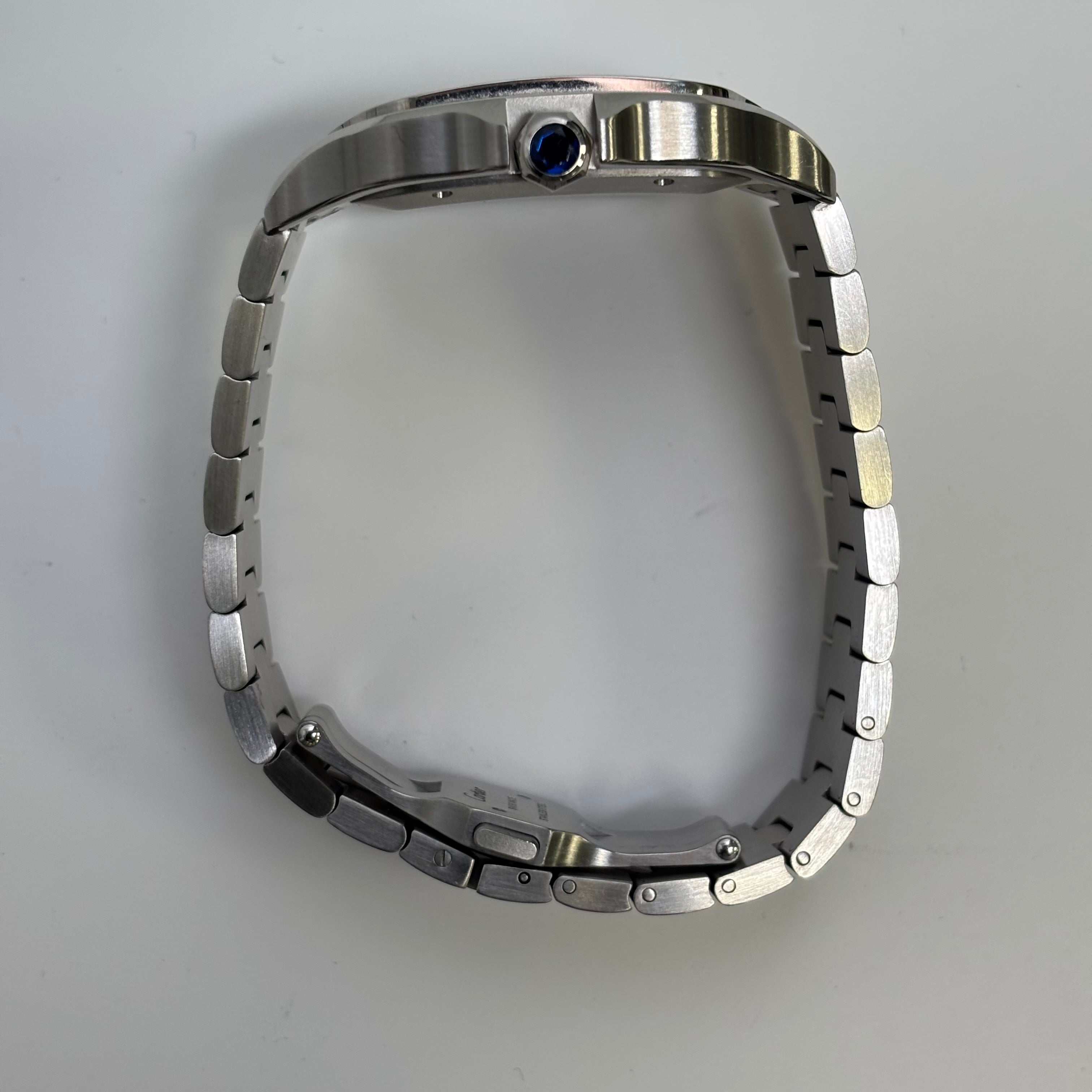 Cartier Santos 40mm Blue Dial Watch Ref# WSSA0018 - Happy Jewelers Fine Jewelry Lifetime Warranty