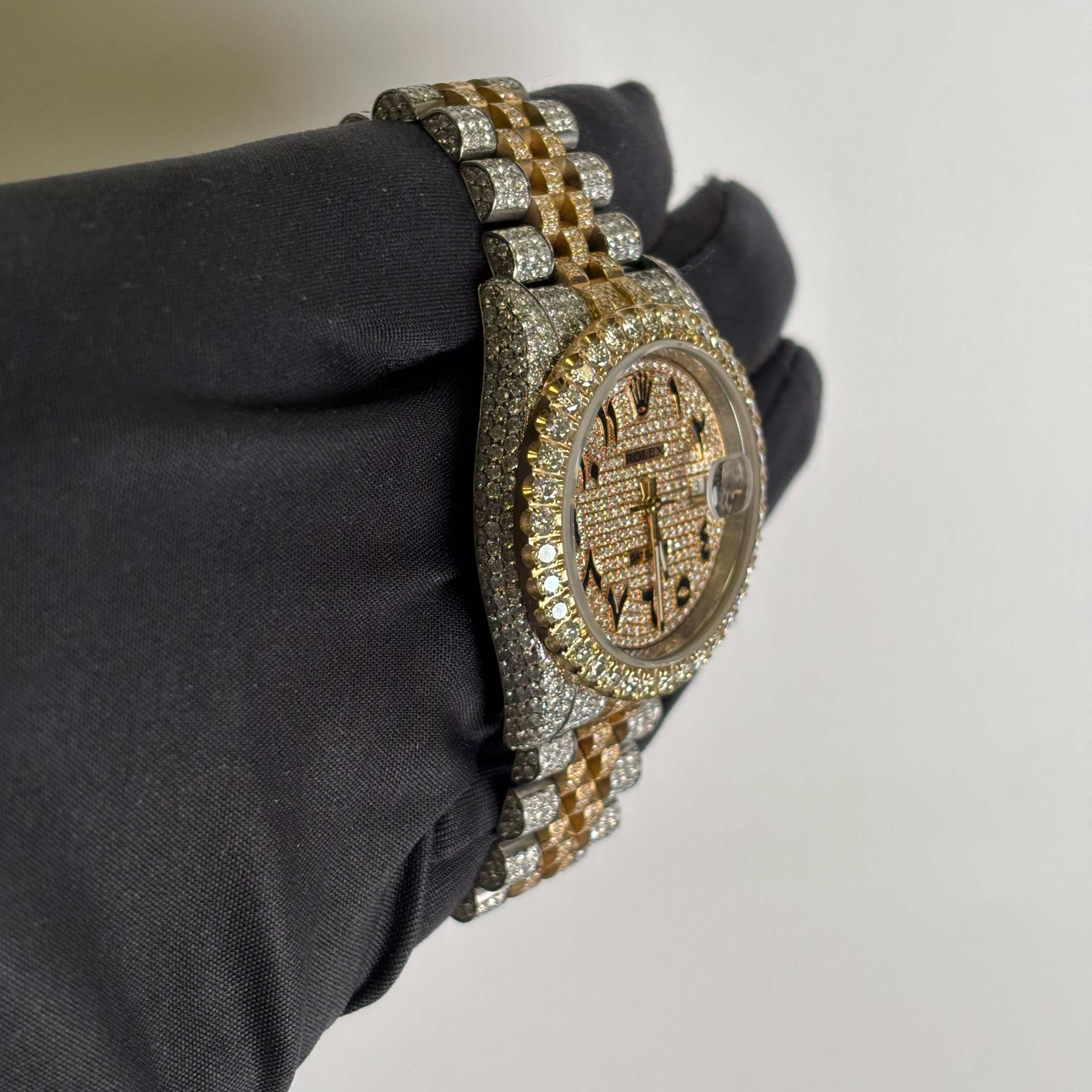 Rolex Datejust 36mm Pave Dial Watch Ref# 116233 - Happy Jewelers Fine Jewelry Lifetime Warranty