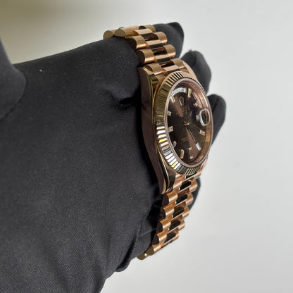 Rolex Day-Date 40mm Chocolate Dial Watch Ref# 228235 - Happy Jewelers Fine Jewelry Lifetime Warranty