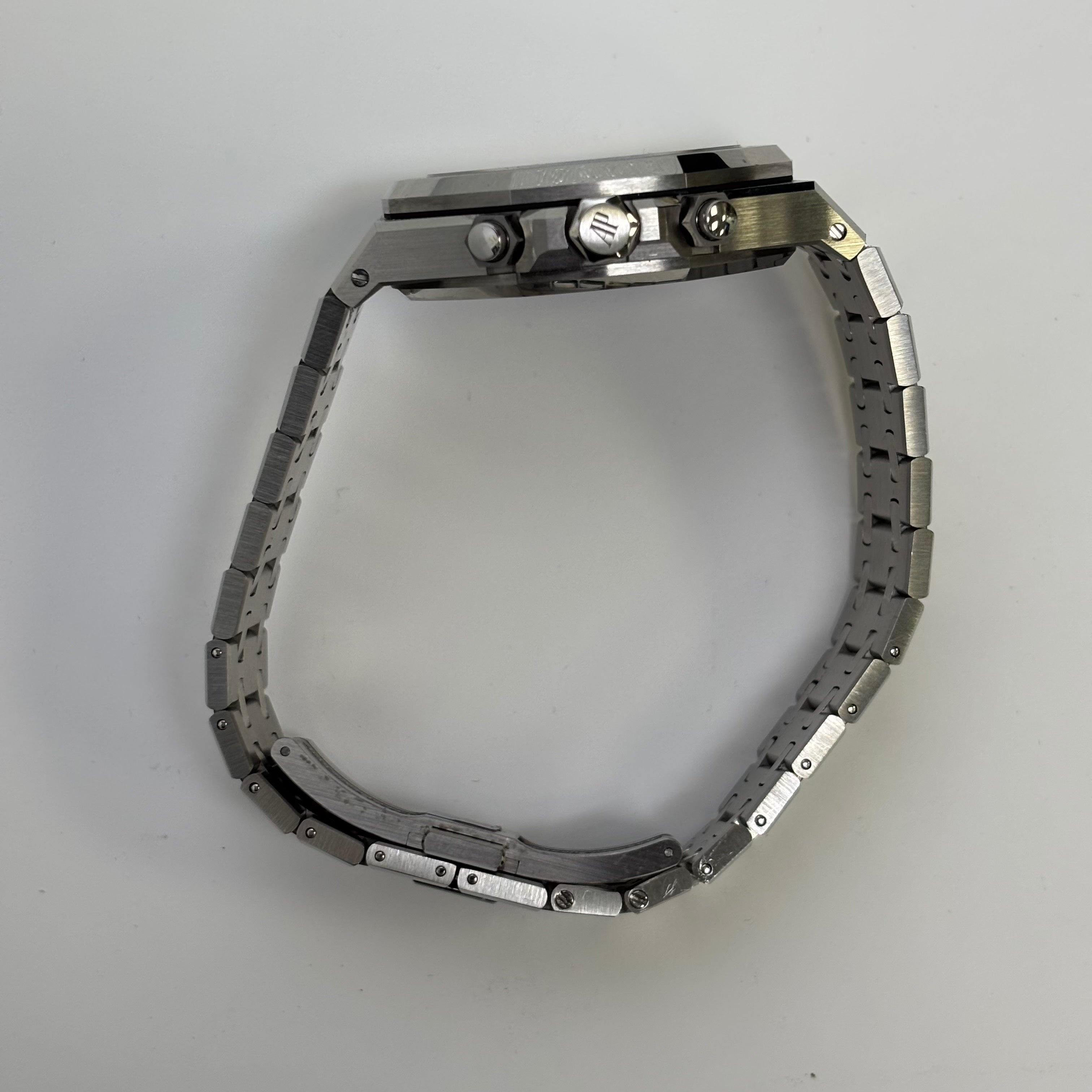 Audemars Piguet Royal Oak Blue Dial Watch Ref# 26715ST.ZZ.1356ST.01 - Happy Jewelers Fine Jewelry Lifetime Warranty