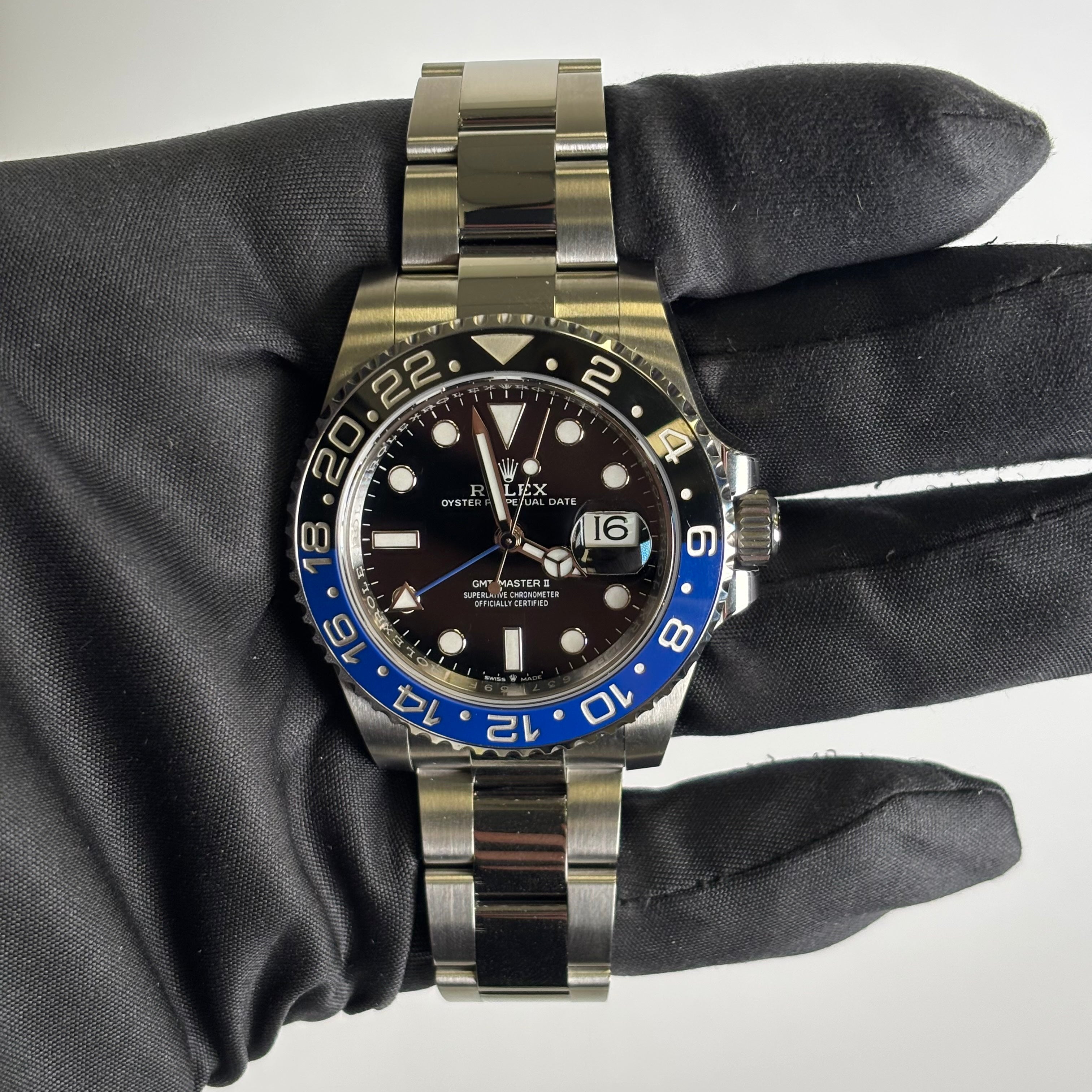 Rolex GMT-Master II 40mm Black Dial Watch Ref# 126710BLNR – Happy