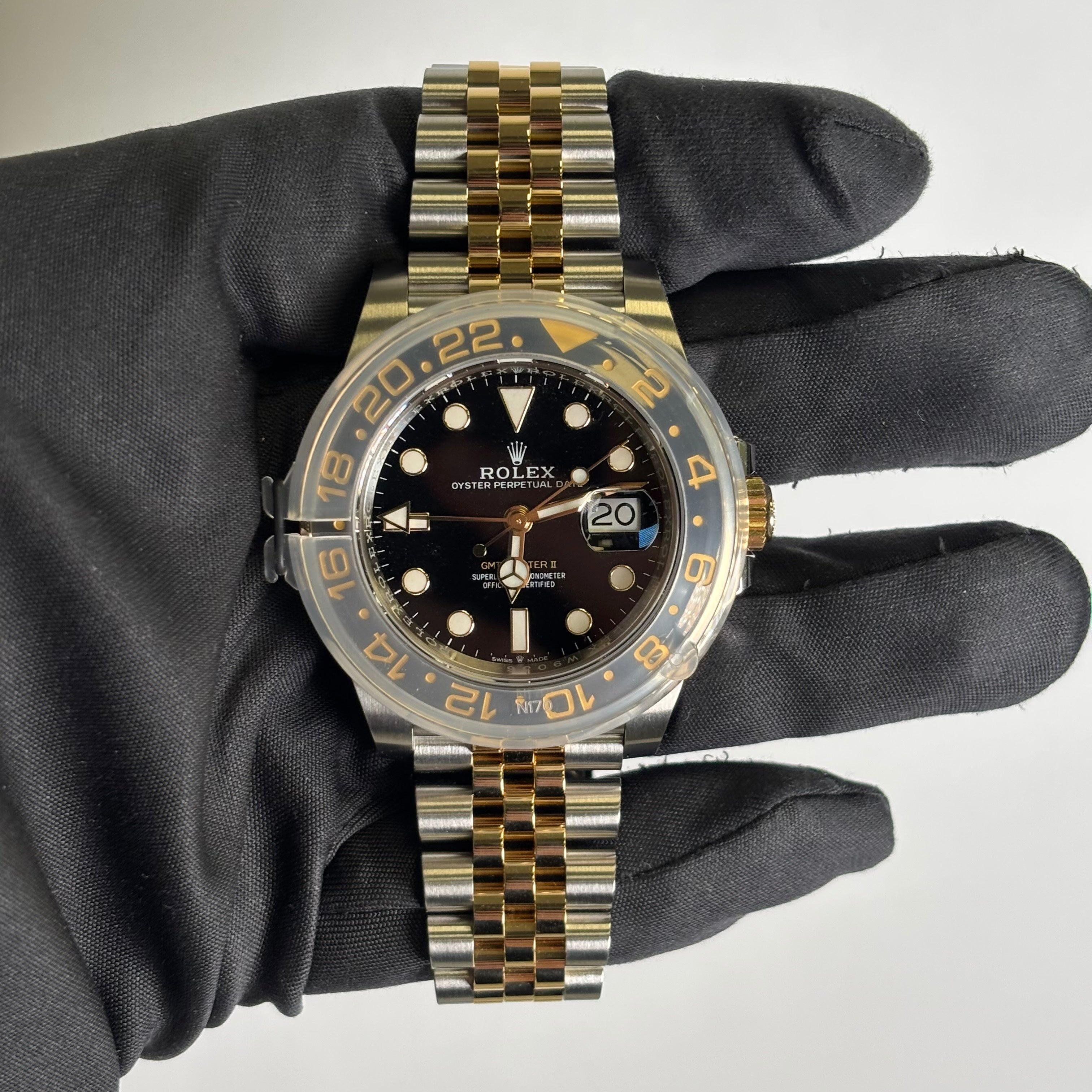 Rolex GMT-Master II 40mm Black Dial Watch Ref# 126713GRNR - Happy Jewelers Fine Jewelry Lifetime Warranty