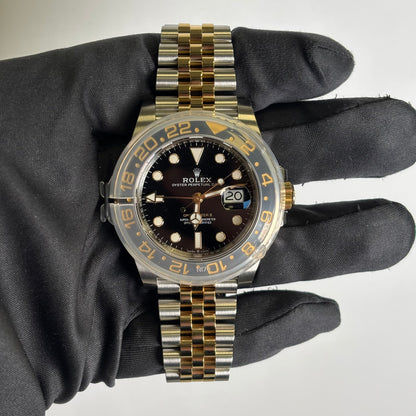 Rolex GMT-Master II 40mm Black Dial Watch Ref# 126713GRNR - Happy Jewelers Fine Jewelry Lifetime Warranty