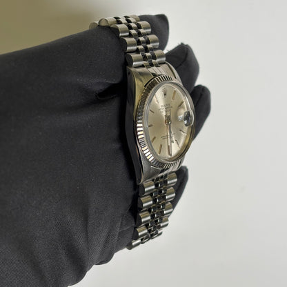 Rolex Datejust 36mm Silver Dial Watch Ref# 16014 - Happy Jewelers Fine Jewelry Lifetime Warranty