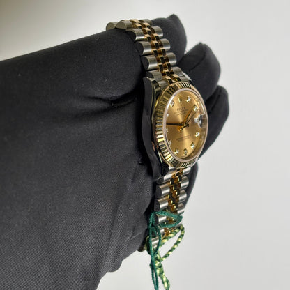 Rolex Datejust 31mm Champagne Dial Watch Ref# 278273 - Happy Jewelers Fine Jewelry Lifetime Warranty