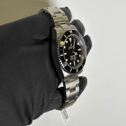 Rolex Submariner 41mm Black Dial Watch Ref# 124060 - Happy Jewelers Fine Jewelry Lifetime Warranty