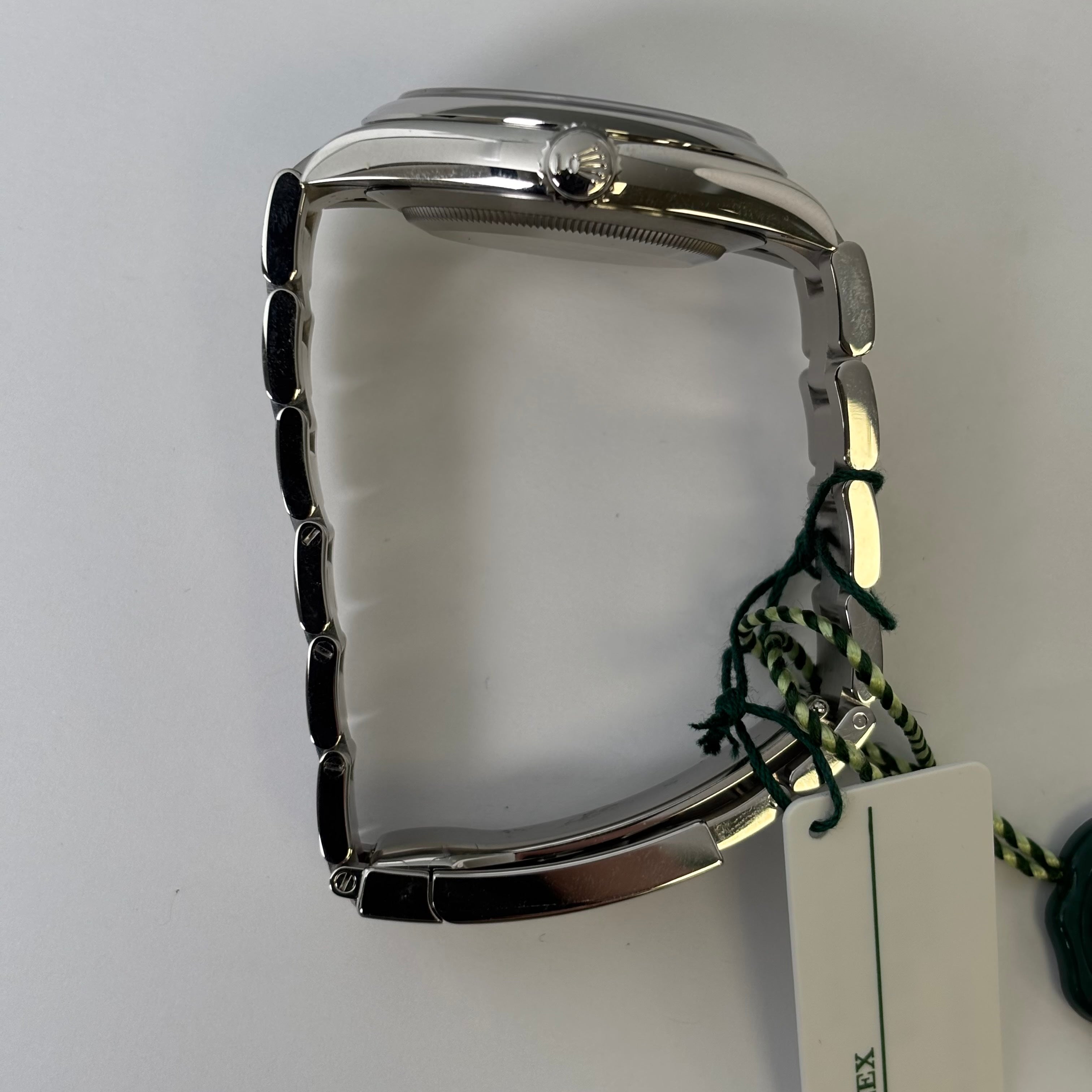 Rolex Oyster Perpetual 41mm Pistachio Dial Watch Ref# 134300 - Happy Jewelers Fine Jewelry Lifetime Warranty