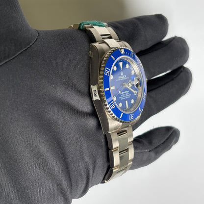 Rolex Submariner 40mm Blue Dial Watch Ref# 116619LB - Happy Jewelers Fine Jewelry Lifetime Warranty