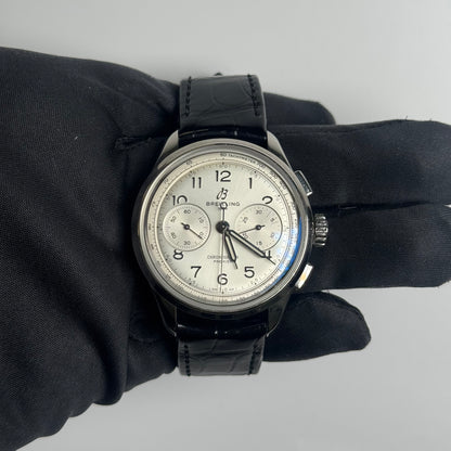 Breitling Premier 40mm Silver Dial Ref# AB0930 - Happy Jewelers Fine Jewelry Lifetime Warranty