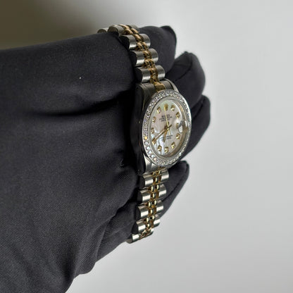 Rolex Datejust 26mm MOP Dial Watch Ref# 69173 - Happy Jewelers Fine Jewelry Lifetime Warranty