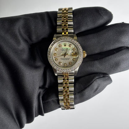 Rolex Datejust 26mm MOP Dial Watch Ref# 69173 - Happy Jewelers Fine Jewelry Lifetime Warranty