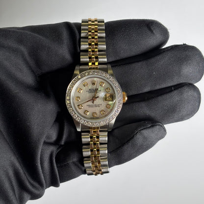 Rolex Datejust 26mm MOP Dial Watch Ref# 69173 - Happy Jewelers Fine Jewelry Lifetime Warranty