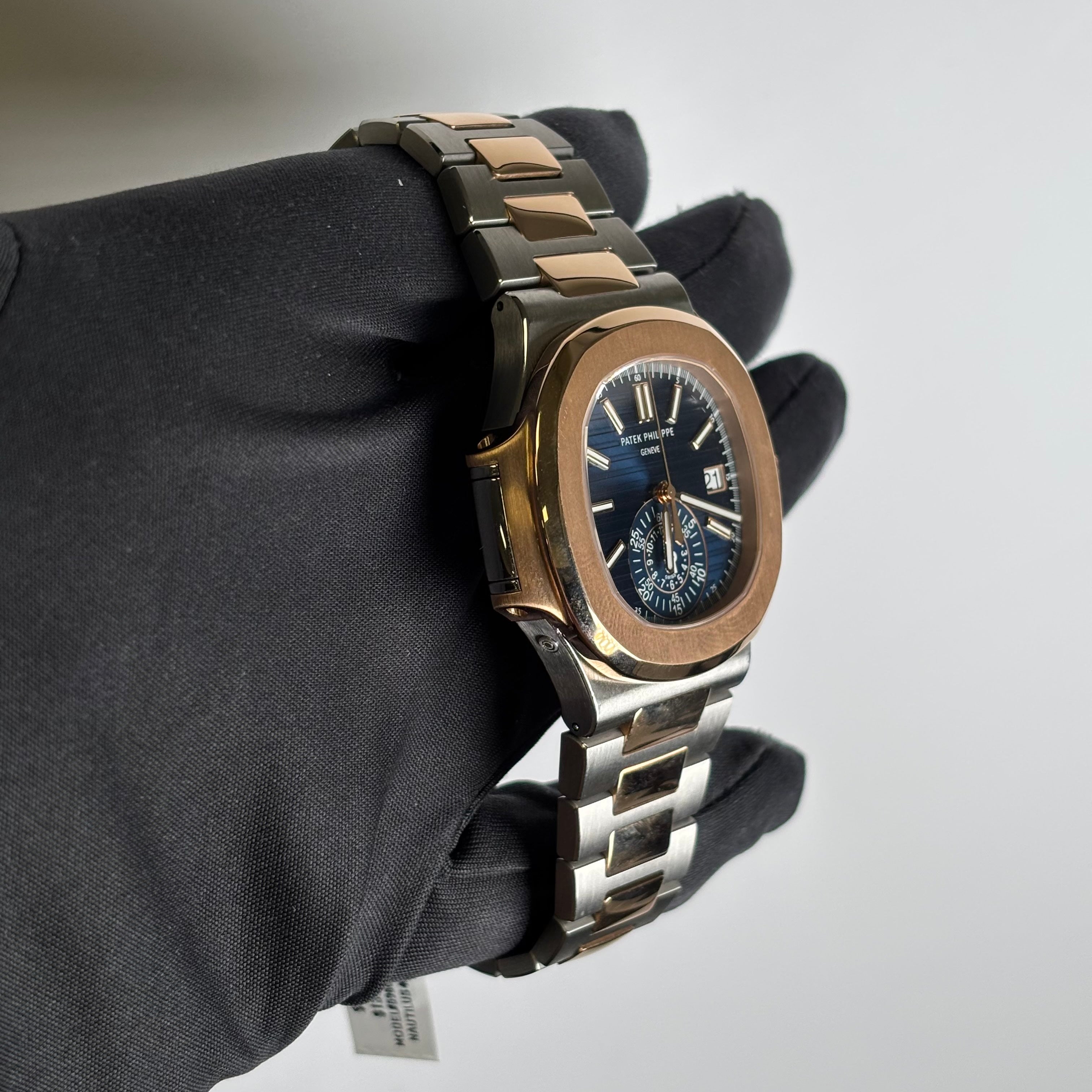 Patek Philippe Nautilus 40.5mm Blue Dial Watch Ref# 5980/1AR-001 - Happy Jewelers Fine Jewelry Lifetime Warranty