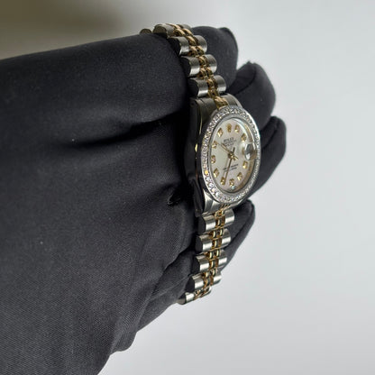 Rolex Datejust 26mm MOP Dial Watch Ref# 69173 - Happy Jewelers Fine Jewelry Lifetime Warranty