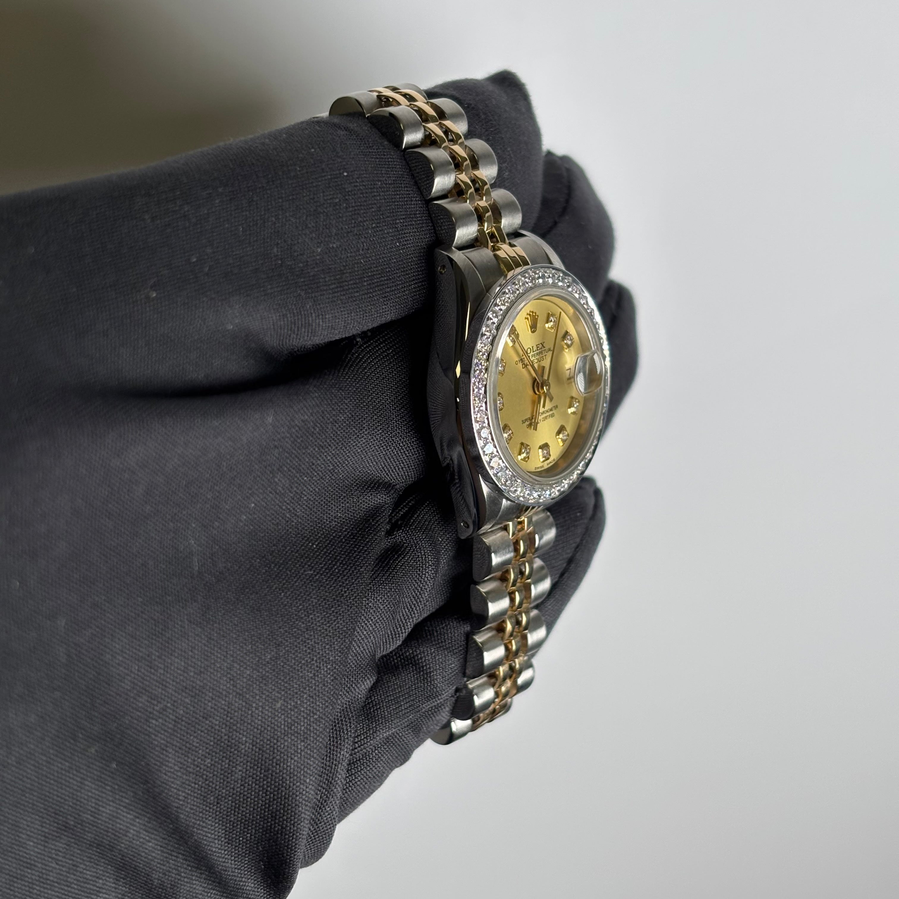 Rolex Datejust 26mm Champagne Dial Watch Ref# 69173 - Happy Jewelers Fine Jewelry Lifetime Warranty