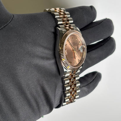 Rolex Datejust 36mm Pink Dial Watch Ref# 126231 - Happy Jewelers Fine Jewelry Lifetime Warranty