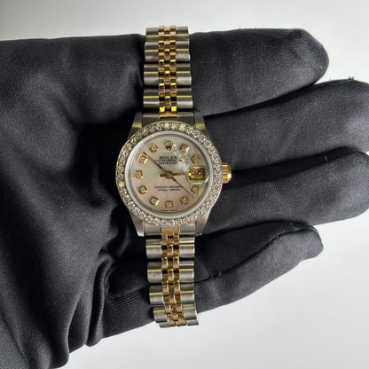 Rolex Datejust 26mm MOP Dial Watch Ref# 69173 - Happy Jewelers Fine Jewelry Lifetime Warranty