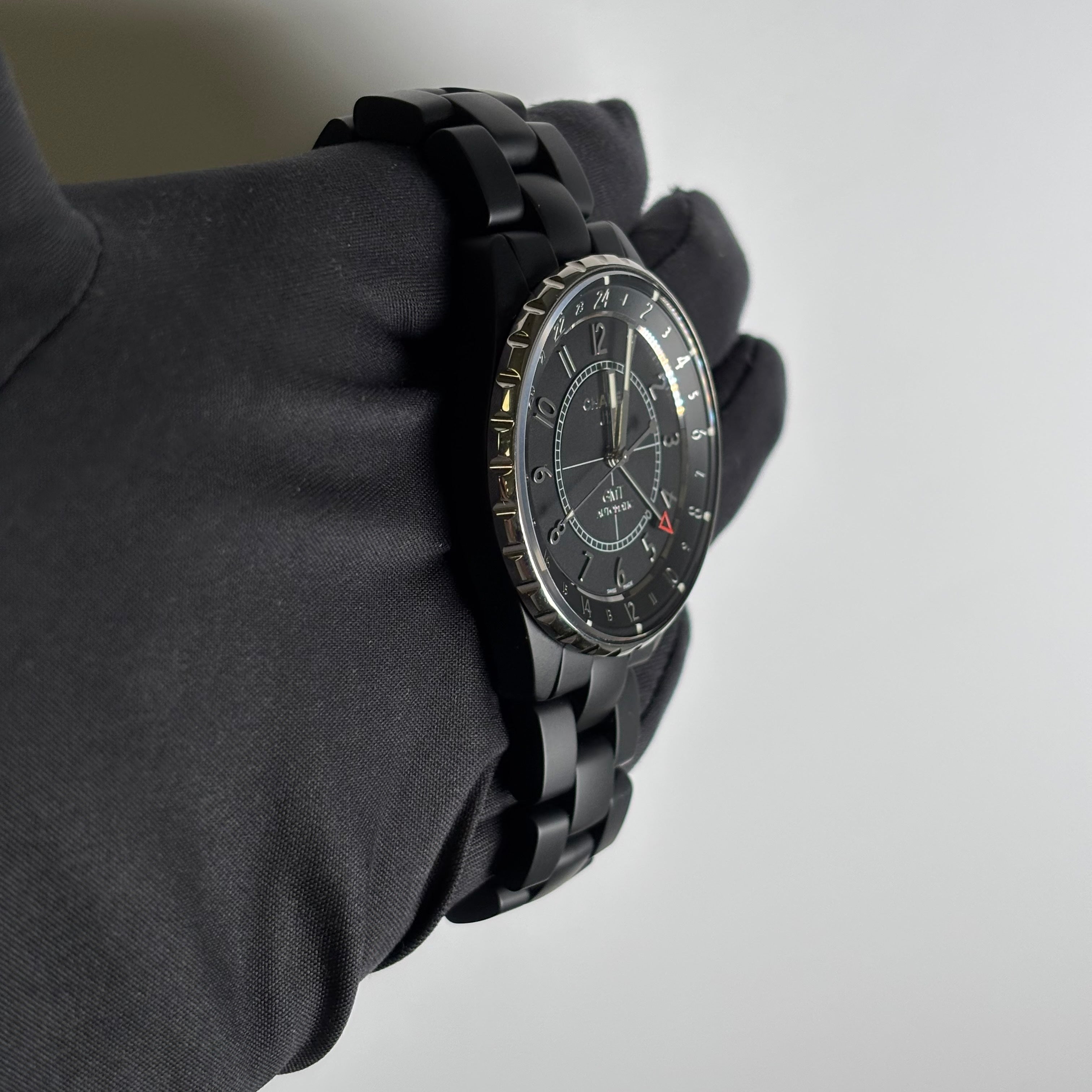 Chanel J12 41mm Black Dial Watch Ref# H3101 - Happy Jewelers Fine Jewelry Lifetime Warranty