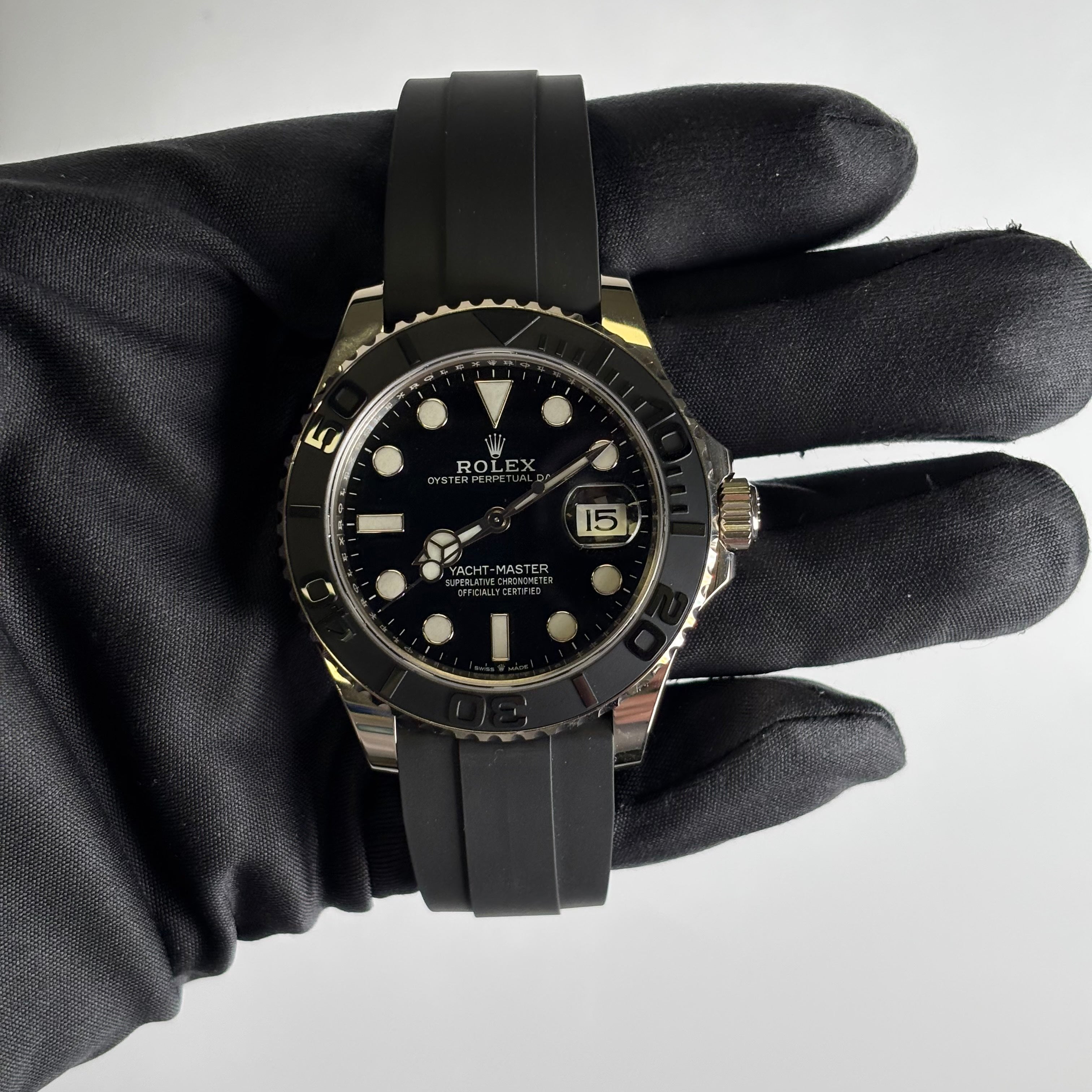 Rolex Yacht-Master 42mm Black Dial Watch Ref# 226659 – Happy Jewelers