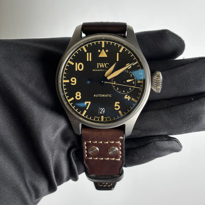 IWC Big Pilot 46.2mm Black Dial Watch Ref# IW501004 - Happy Jewelers Fine Jewelry Lifetime Warranty