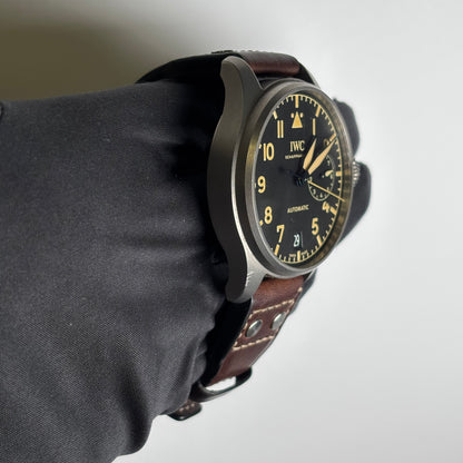 IWC Big Pilot 46.2mm Black Dial Watch Ref# IW501004 - Happy Jewelers Fine Jewelry Lifetime Warranty