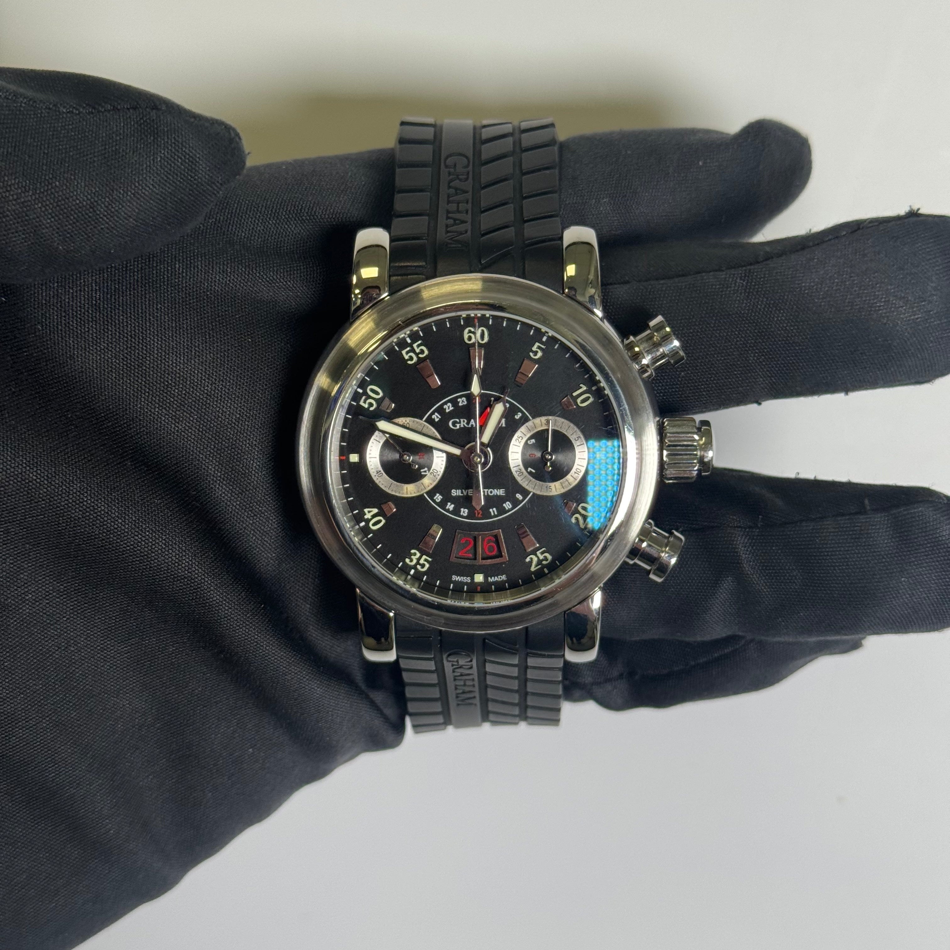 Graham Chronograph 44mm Black Dial Watch Ref# 2GSIAS - Happy Jewelers Fine Jewelry Lifetime Warranty