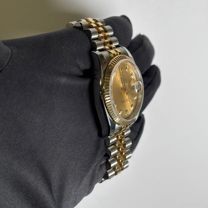 Rolex Datejust 36mm Champagne Dial Watch Ref# 116233 - Happy Jewelers Fine Jewelry Lifetime Warranty
