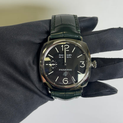 Panerai Radiomir 45mm Black Dial Watch Ref# PAM00380 - Happy Jewelers Fine Jewelry Lifetime Warranty