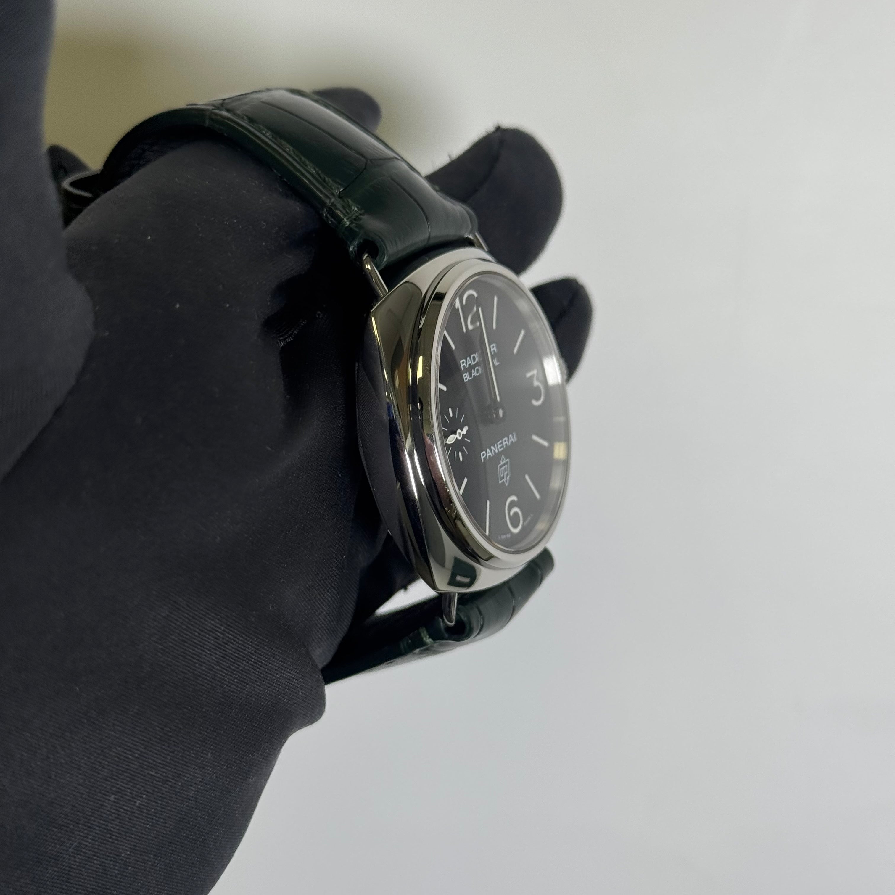 Panerai Radiomir 45mm Black Dial Watch Ref# PAM00380 - Happy Jewelers Fine Jewelry Lifetime Warranty