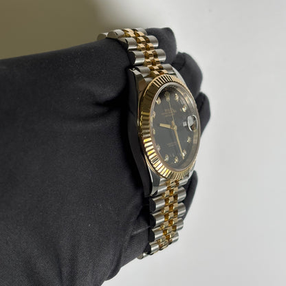 Rolex Datejust 41mm Black Dial Watch Ref# 126333 - Happy Jewelers Fine Jewelry Lifetime Warranty
