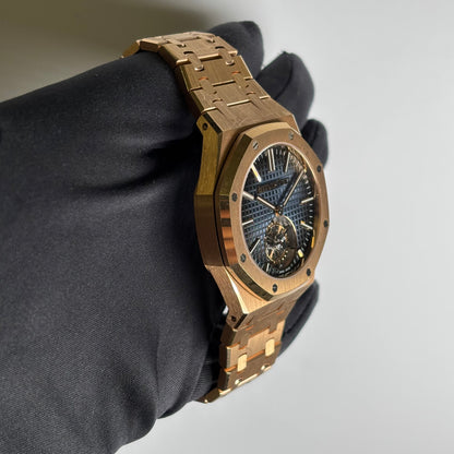 Audemars Piguet Royal Oak 41mm Blue Dial Watch Ref# 26730OR.OO.1320OR.02 - Happy Jewelers Fine Jewelry Lifetime Warranty