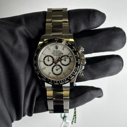Rolex Daytona 40mm White Dial Watch Ref# 126500LN - Happy Jewelers Fine Jewelry Lifetime Warranty