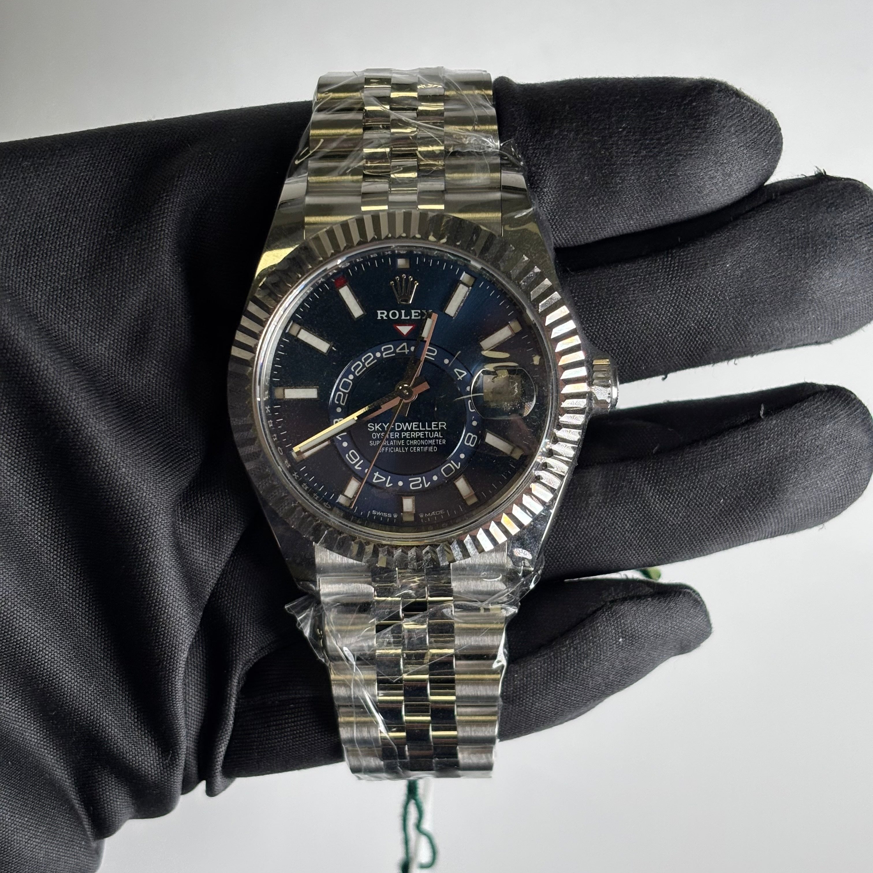 Rolex Sky-Dweller 42mm Blue Dial Watch Ref# 336934 - Happy Jewelers Fine Jewelry Lifetime Warranty