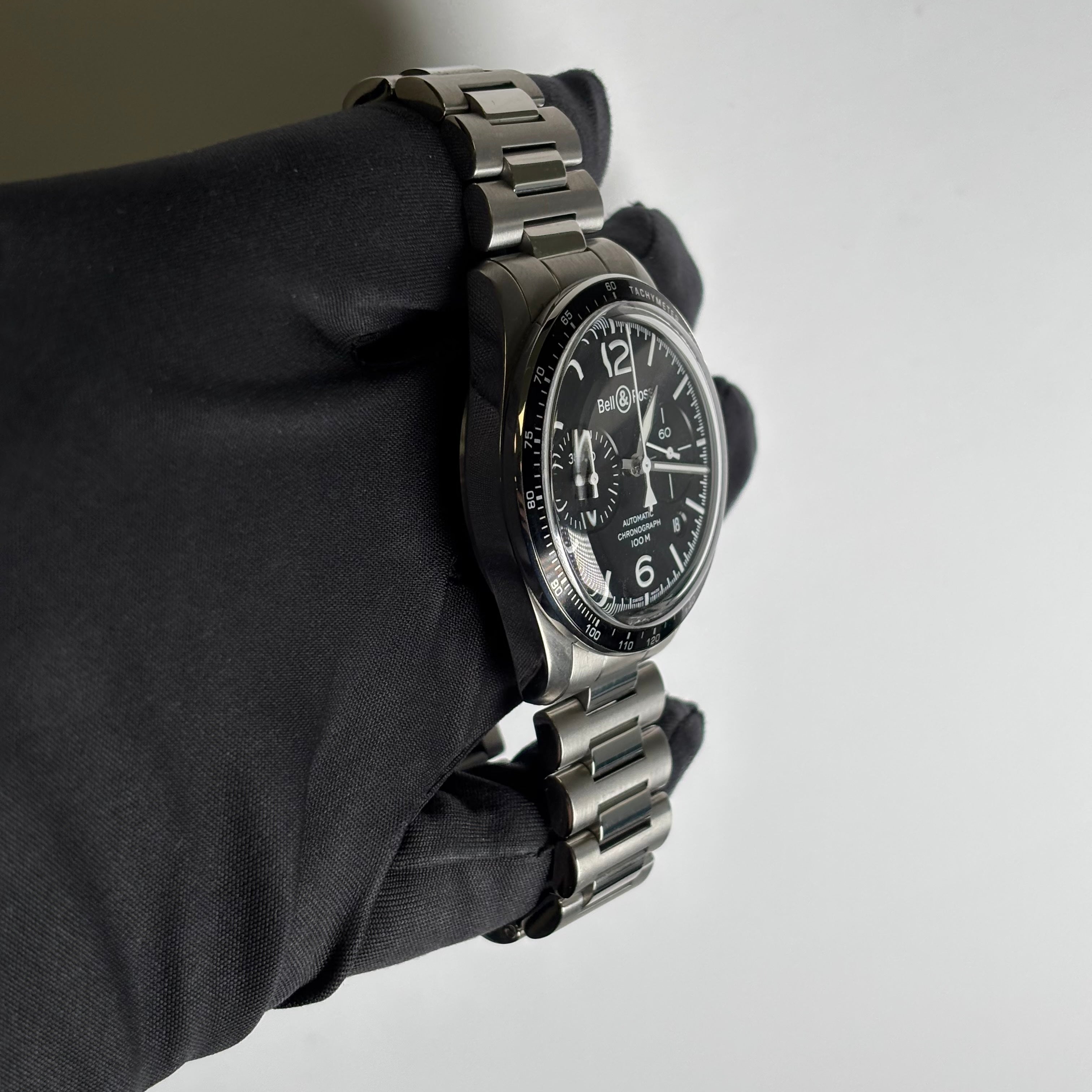 Bell & Ross BR V2-94  41mm Black Dial Watch Ref# BRV294-BL-ST/SST - Happy Jewelers Fine Jewelry Lifetime Warranty