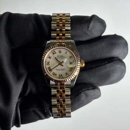 Rolex Datejust 26mm White Dial Watch Ref# 179171 - Happy Jewelers Fine Jewelry Lifetime Warranty