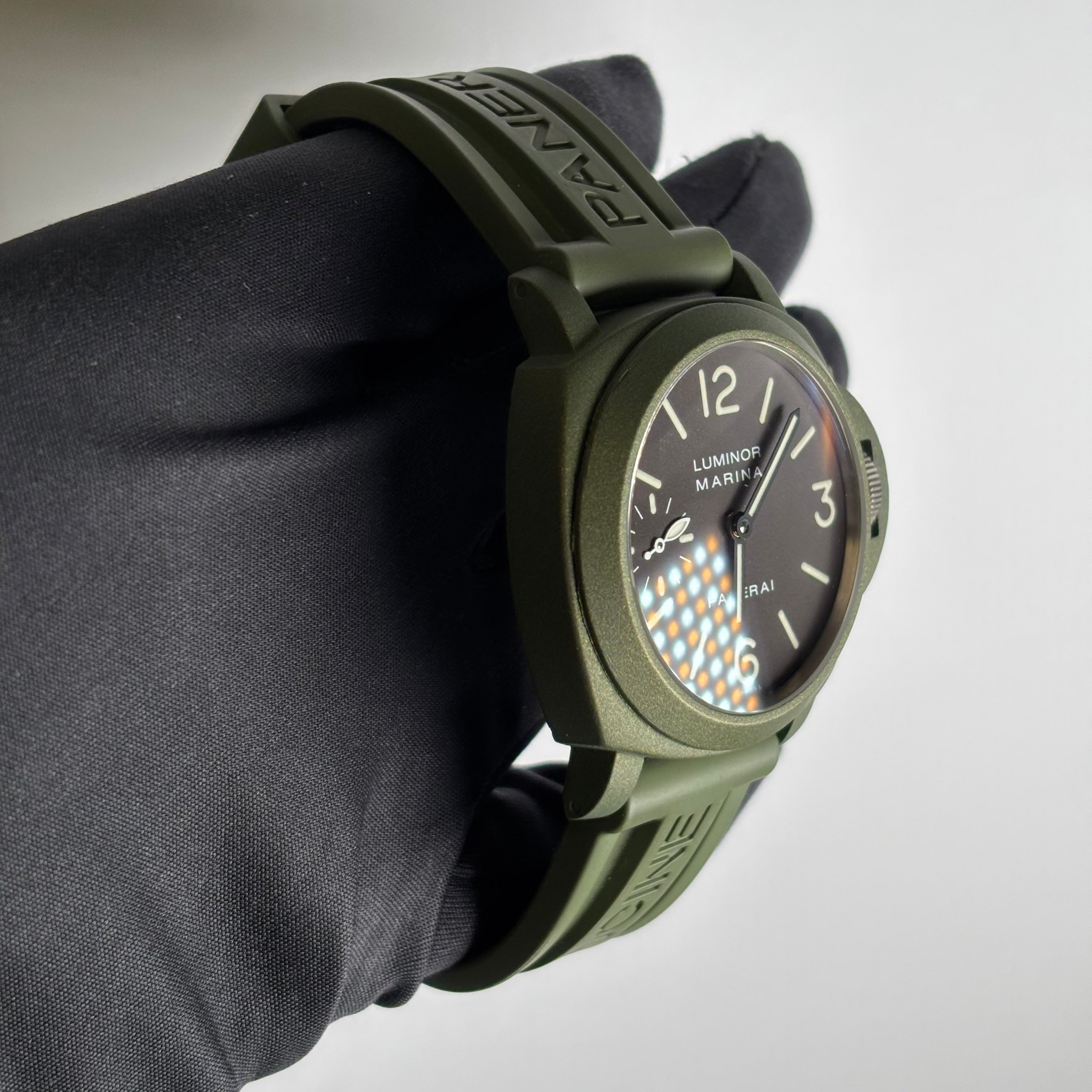Panerai Luminor 44mm Black Dial Watch - Happy Jewelers Fine Jewelry Lifetime Warranty