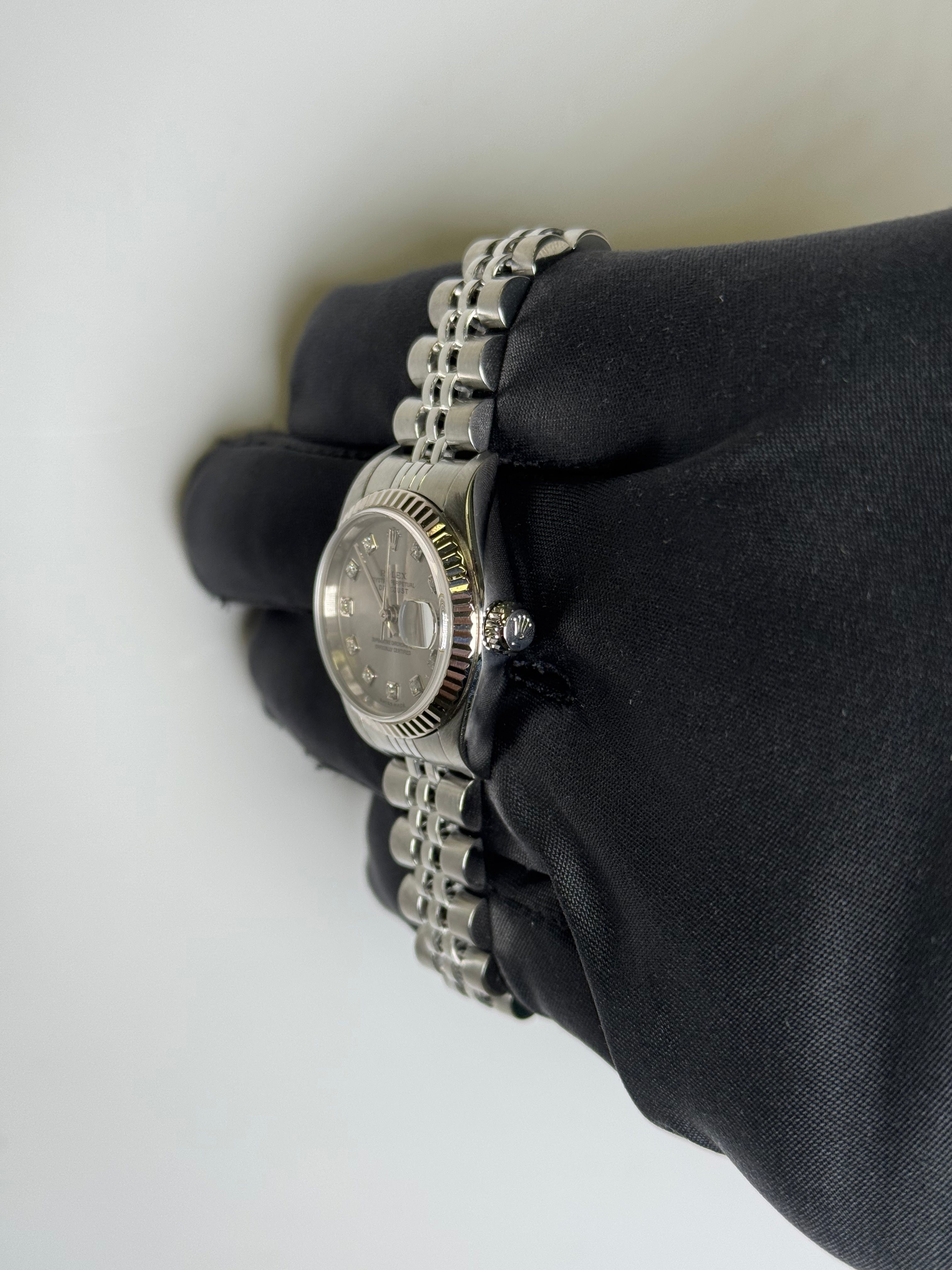Rolex Datejust 26mm Silver Dial Watch Ref# 79174 - Happy Jewelers Fine Jewelry Lifetime Warranty
