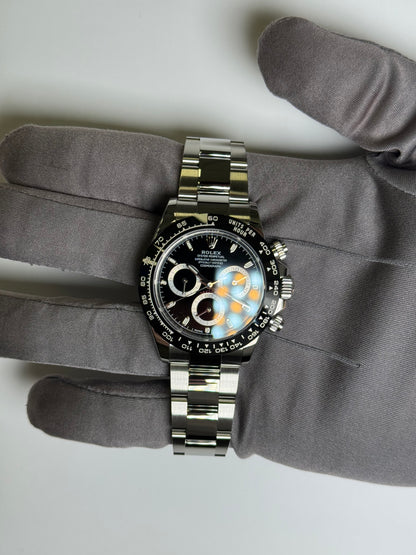 Rolex Daytona 40mm Black Dial Watch Ref# 116500LN - Happy Jewelers Fine Jewelry Lifetime Warranty