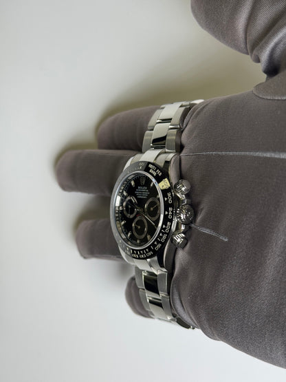 Rolex Daytona 40mm Black Dial Watch Ref# 116500LN - Happy Jewelers Fine Jewelry Lifetime Warranty