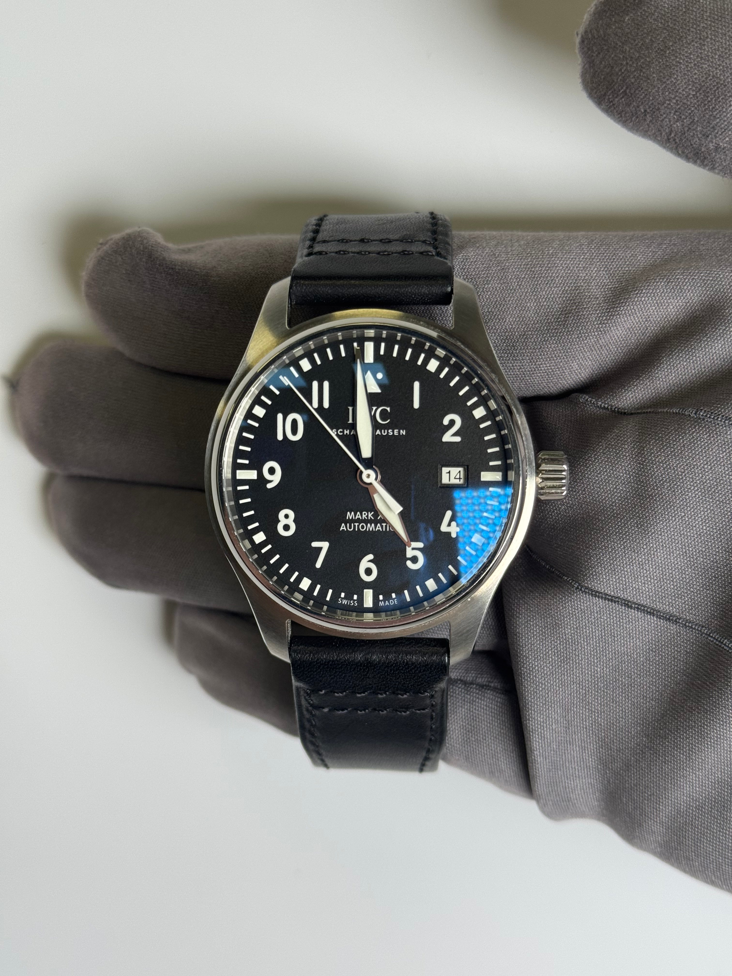 IWC Pilot's 40mm Black Dial Watch Ref# IW328201 - Happy Jewelers Fine Jewelry Lifetime Warranty