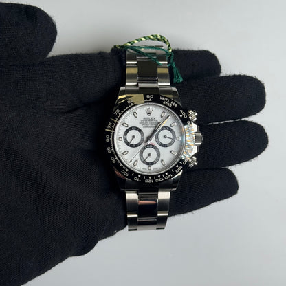 Rolex Daytona 40mm White Dial Watch Ref# 116500LN - Happy Jewelers Fine Jewelry Lifetime Warranty