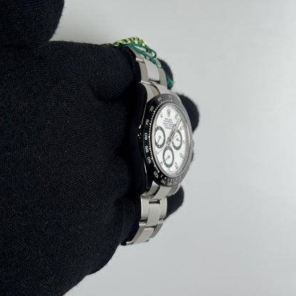 Rolex Daytona 40mm White Dial Watch Ref# 116500LN - Happy Jewelers Fine Jewelry Lifetime Warranty