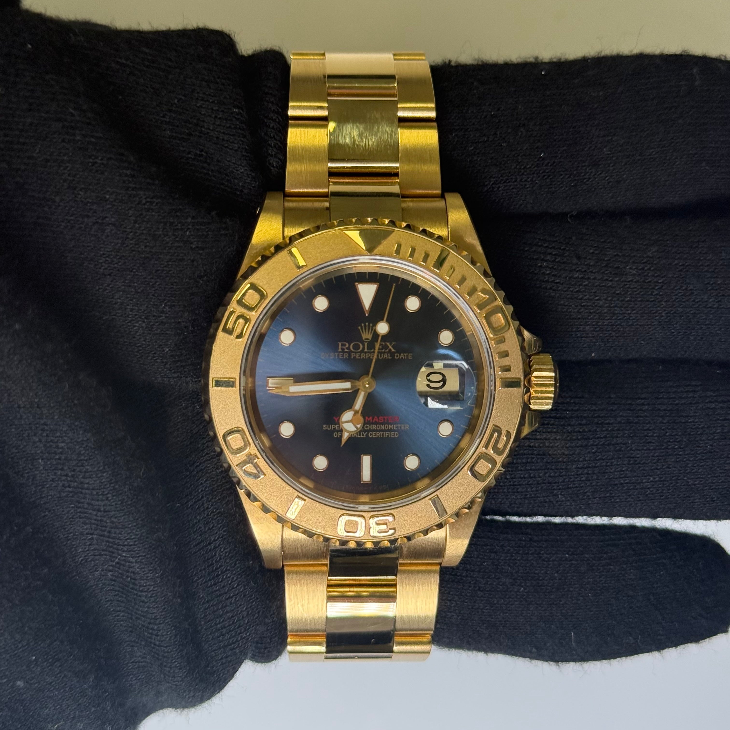 Rolex Yacht-Master 40mm Blue Dial Ref# 16628 – Happy Jewelers
